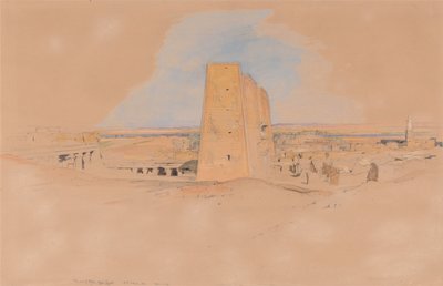 Temple of Edfou, Upper Egypt by John Frederick Lewis